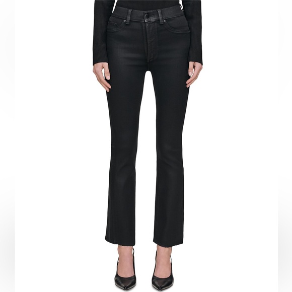 DL1961 Denim - DL1961 Bridget Boot High Rise Instasculpt Ankle Jeans | Black Coated | 28 | NWOT